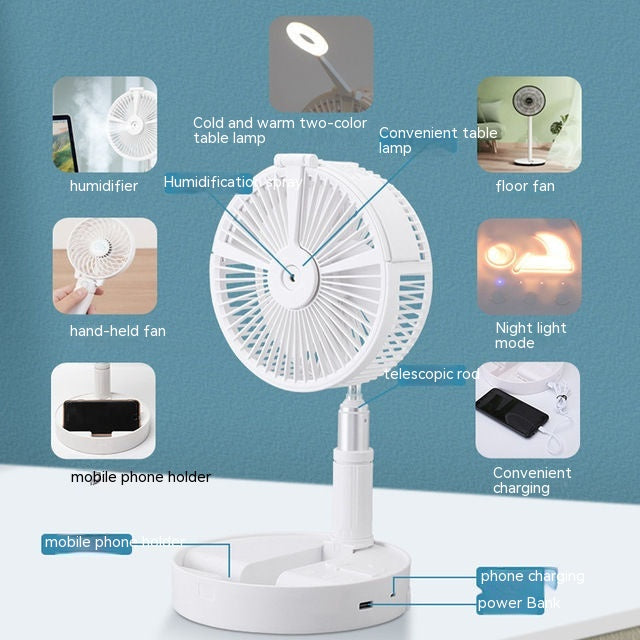 Portable Fan with night Light