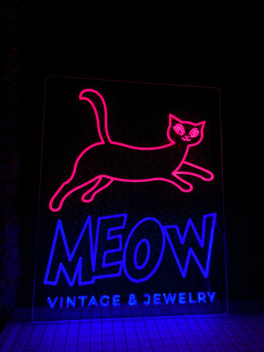 Handmade Customized LED Neon Sign - MEOW