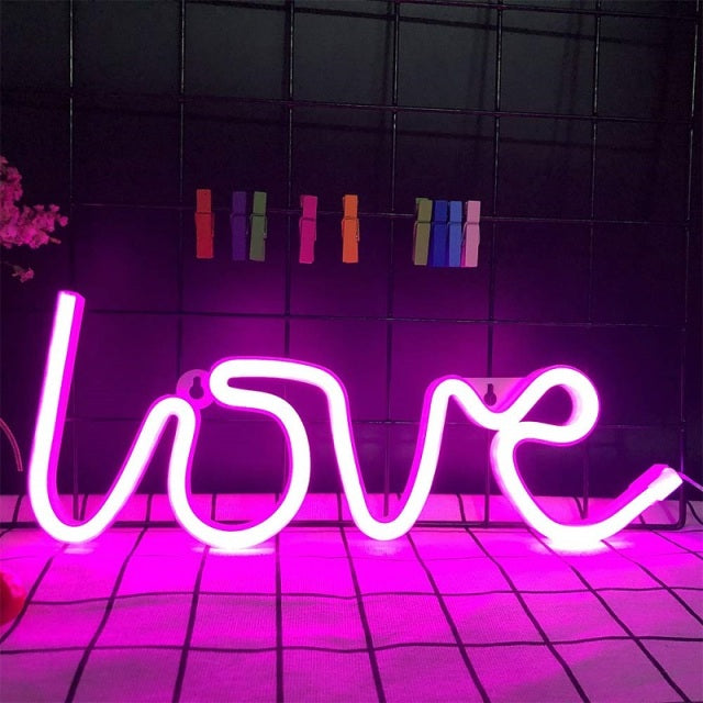 Customized LED Neon Lights Love Shape