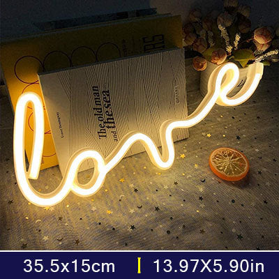 Customized LED Neon Lights Love Shape