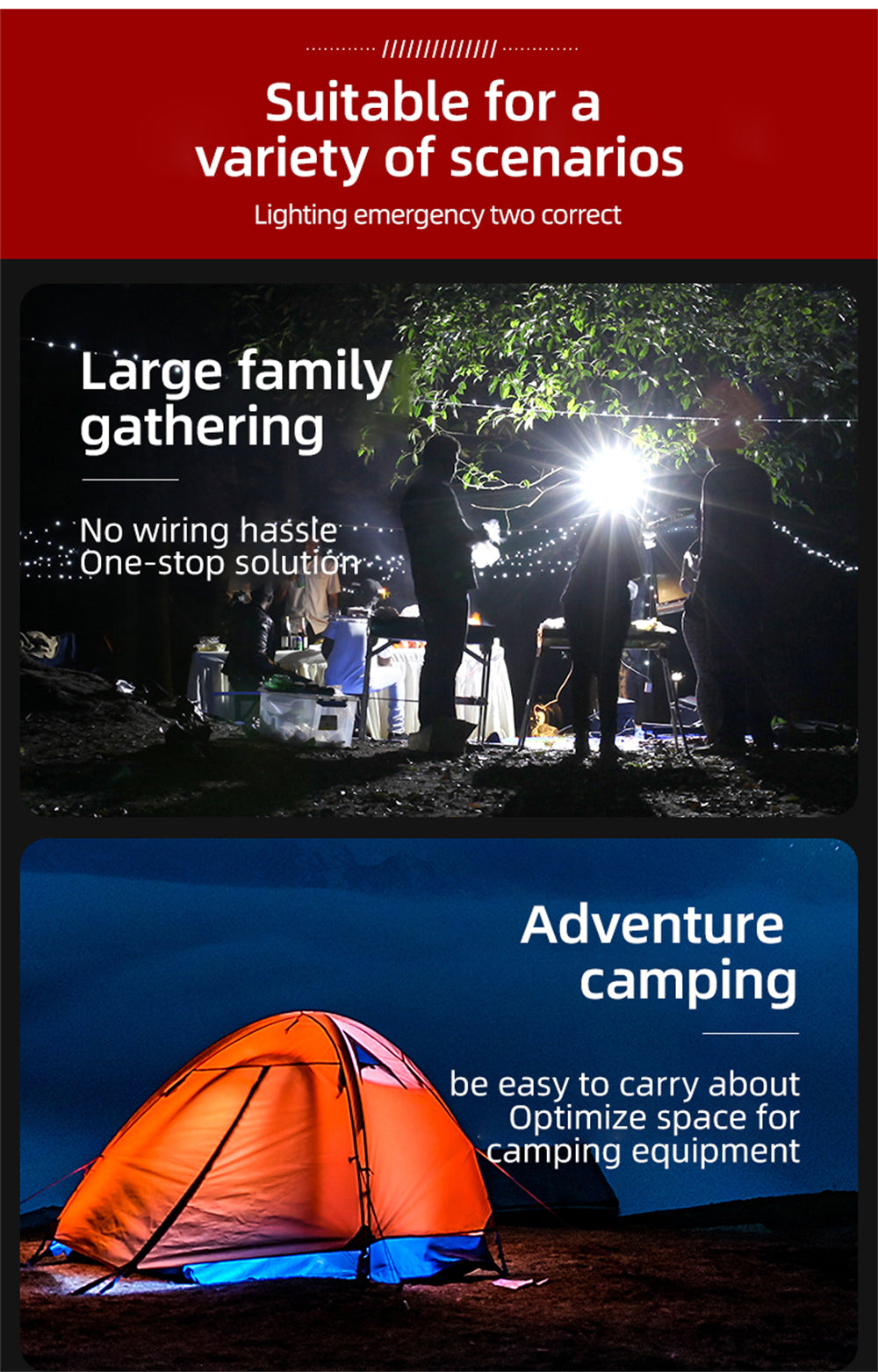 Rechargeable LED Camping Lantern Light™