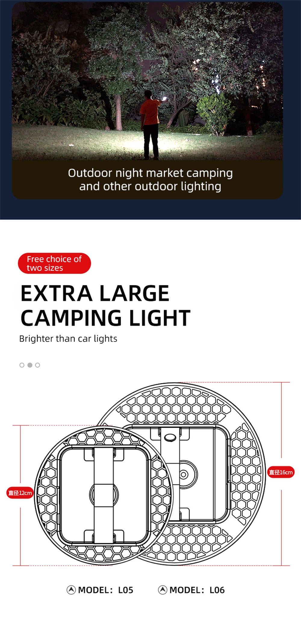 Rechargeable LED Camping Lantern Light™