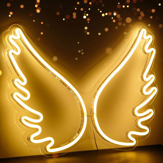 Customized LED Neon Sign - Wings / Heart wing Logo