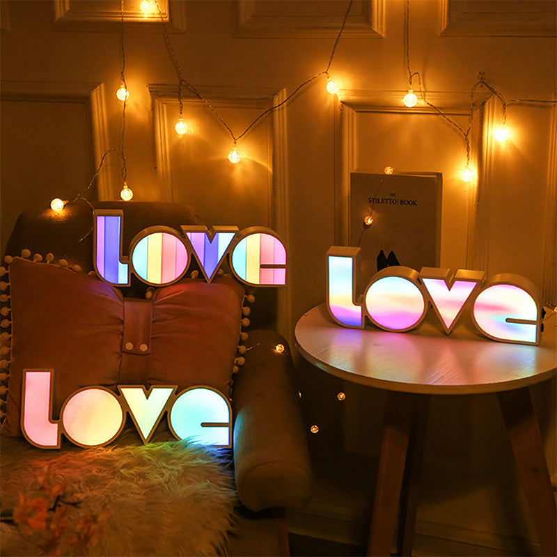 LED Romantic Night Lights LOVE Modeling Lamp