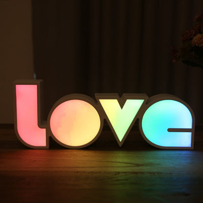 LED Romantic Night Lights LOVE Modeling Lamp